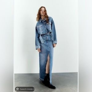 Zara Denim skirt